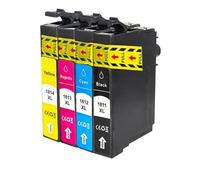 DEFIYAN Compatible Ink Cartridges Compatible With 18XL T1811 T1814 Compatible With XP Series Printers XP-415 XP-30 XP-102 XP-202 XP-205 XP-302 XP-305 XP-402(1set)