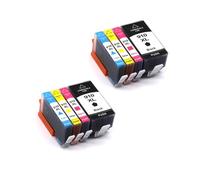 DEFIYAN Compatible Ink Cartridges Compatible With 910XL 4 Pack Compatible With OfficeJet Pro 8010 8012 8020 8022 8023 8024 8025 8026 8028 8035 Printer(2set 8pcs)