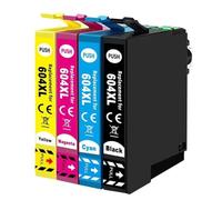 DEFIYAN Compatible Ink Cartridges Compatible With Expression Home XP 2200 2205 3200 4200 Workforce WF 2935DWF 2930DWF 2910DWF 604 604XL(4PK)