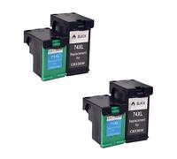 DEFIYAN Compatible Ink Cartridges Compatible With HP74 XL 4pcs Compatible With Photosmart C4200 C5200 Officejet J5780 C4280 C4345 C4380 C4385