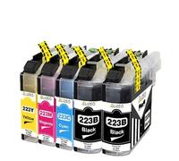 DEFIYAN Compatible Ink Cartridges Compatible With LC223 LC223XL DCP-J4120DW MFC-J4420DW J4620DW 4625DW Printer XL(5pcs(1set))