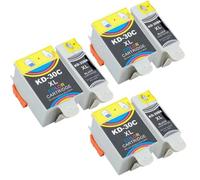 DEFIYAN Compatible Ink Cartridges Compatible With Office 2150 2170 HERO 2.2 3.1 4.2 5.1 ESP C310 C110 C315 1.2 3.2 3.2S Inkjet Printer(3 SETS(6 PCS))
