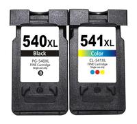 DEFIYAN Compatible Ink Cartridges Compatible With PG-540 PG540 CL-541 CL541 Compatible With MG2100 MG2150 MG2200 MG3150 MG3200 MG3250 MG3500 MG3550 Printers(1BK 1C)