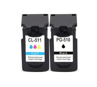 DEFIYAN Compatible Ink Cartridges Compatible With PG510 CL511 PG 510XL CL 511XL Compatible With MP280 282 330 480 490 492 495 Printers(1Set)