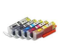 DEFIYAN Compatible Ink Cartridges Compatible With PGI-570 CLI-571 Compatible With MG6800 MG5700 TS5055 TS9050 TS9055 Printers(5COLOR)