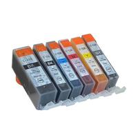 DEFIYAN Compatible Ink Cartridges Compatible With PGI525 CLI526 Compatible With IP4850 IP4950 IX6550 MG5150 MG5250 MG5350 MG6150 Inkjet Printers(6color 1set)