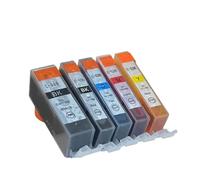 DEFIYAN Compatible Ink Cartridges Compatible With PGI525 CLI526 Compatible With IP4850 IP4950 IX6550 MG5150 MG5250 MG5350 MG6150 Inkjet Printers(5color 1set)