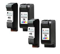 DEFIYAN Compatible Ink Cartridges Compatible With Printers 45 78 1220c 3820 3822 6122 6127 930c 932c 940c 950c(2SET)