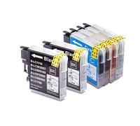 DEFIYAN Compatible Ink Cartridges Compatible With Printers LC60 LC61 LC65 LC67 LC975 LC980 LC990 LC1100 LC11 LC16 LC38 LC39 LC985