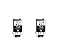 DEFIYAN Compatible Ink Cartridges Compatible With Workforce WF-100 WF100 E-215 T215 BK T215 CL(2PCS BLACK)