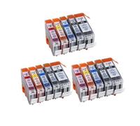 DEFIYAN Compatible Ink Cartridges PGI-520 CLI-521 Compatible With IP 3600 4600 4700 MP 540 550 560 620 630 640 980 MX860 Printers(3 SETS)