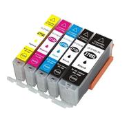 DEFIYAN Compatible Ink Cartridges Set 5 Colors PGI270 CLI271 PGI270XL Compatible With Select Printers S6020 TS5020 MG5720 MG5721 MG5722 MG6820 MG6821