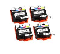 DEFIYAN Compatible Inkjet Cartridge Compatible With T3760 T376 376 E376 E-376 PM-525 Printing Solutions(4PCS T376)
