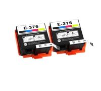 DEFIYAN Compatible Inkjet Cartridge Compatible With T3760 T376 376 E376 E-376 PM-525 Printing Solutions(2PCS T376)