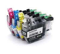 DEFIYAN Compatible LC401 LC401XL Ink Cartridge Compatible With MFC-J1010DW MFC-J1012DW MFC-J1170DW Color Ink Cartridge(LC401XL-4Color 1set)