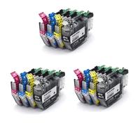 DEFIYAN Compatible LC401 LC401XL Ink Cartridge Compatible With MFC-J1010DW MFC-J1012DW MFC-J1170DW Color Ink Cartridge(LC401-4Color 3set)