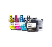 DEFIYAN Compatible LC431 LC431XL Ink Cartridge Compatible With Printers DCP-J1050DW DCP-J1140DW MFC-J1010DW(1SET LC431(CMYK))