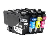 DEFIYAN Compatible LC456XL Ink Cartridge Compatible With MFC-J4340DW MFC-J4540DW Color Printer Ink Cartridge(LC456XL-4Color 1set)