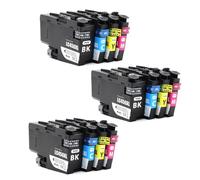 DEFIYAN Compatible LC456XL Ink Cartridge Compatible With MFC-J4340DW MFC-J4540DW Color Printer Ink Cartridge(LC456XL-4Color 3set)