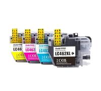 DEFIYAN Compatible LC462XL Ink Cartridge Compatible With MFC-J2340DW MFC-J2740DW MFC-J3540DW MFC-J3940DW Printers(ONE SET 4COLORS)