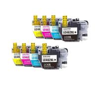 DEFIYAN Compatible LC462XL Ink Cartridge Compatible With MFC-J2340DW MFC-J2740DW MFC-J3540DW MFC-J3940DW Printers(2 SET 8 COLORS)