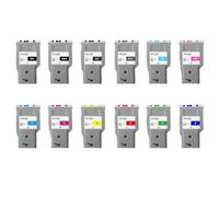 DEFIYAN Compatible PFI 206 Ink Cartridge Set Compatible With IPF6400 IPF6400S IPF6450 IPF6400SE 300ml 12 Colors(1pc Green)