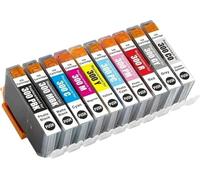 DEFIYAN Compatible PFI-300 Ink Cartridge Compatible With ImagePROGRAF PRO-300 Printer With Pigment Ink And Chip(1 Set -10Colors)