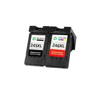 DEFIYAN Compatible PG245 CL246 Ink Cartridges Replacement Compatible With PG245XL CL246XL Compatible With Printers IP2820 MX492 MG2924 MG2520(1BLACK 1COLOR)