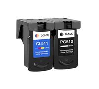 DEFIYAN Compatible PG510 CL511 Dye Ink Cartridges Compatible With IP2700 IP2780 IP2880 MP240 250 260 270 280 480 With Chip(1SET)