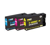 DEFIYAN Compatible PGI-1400 Ink Cartridge Compatible With MAXIFY MB2340 MB2040 MB2140 MB2740 Inkjet Printers(C Y M)