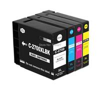 DEFIYAN Compatible PGI-2700 Ink Cartridge Compatible With MAXIFY IB4070 IB4170 MB5070 MB5170 MB5370 MB5470 Inkjet Printer(1 Set)