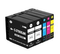DEFIYAN Compatible PGI-2700 Ink Cartridge Compatible With MAXIFY IB4070 IB4170 MB5070 MB5170 MB5370 MB5470 Inkjet Printer(1 Set add 1 Black)