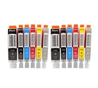 DEFIYAN Compatible PGI-450 PGI450 CLI 451 Ink Cartridge Compatible With MG5440 MG6340 MG6640 MG7140 MG7540 MX924 MX724 IP8740(6Color 2set)