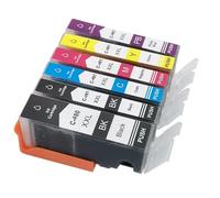 DEFIYAN Compatible PGI-480 CLI-481 Ink Cartridge Compatible With Printers TS704 TR7540 TR8540 TS6140 TS8140 TS9140 TS9540 TS9541(1SET 6PCS)