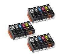 DEFIYAN Compatible PGI220XL CLI221 Ink Cartridge Compatible With MP980 MP990 Printers(3 SETS-(18PCS))