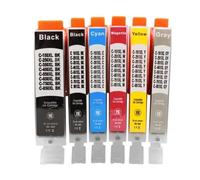 DEFIYAN Compatible PGI250 PGI-250 CLI-251 Ink Cartridge Compatible With MG5420 MG5422 MG5520 MG5522 MG6420 IP7220 MX922 IX6820 Printers(6Color 1set)
