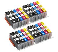 DEFIYAN Compatible PGI470 CLI471 Ink Cartridge 470XL 471XL Compatible With TS5040 MG5740 MG6840 TS6040 Printers(4 SET)