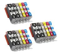 DEFIYAN Compatible PGI550XL CLI-571 570XL Ink Cartridge Compatible With TS6052 TS6053 MG6800 MG5700 TS5055 TS9050 TS9055 TS6051 Printers(6Color 3set)