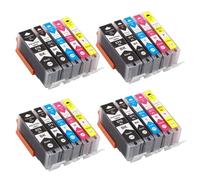 DEFIYAN Compatible PGI550XL CLI-571 570XL Ink Cartridge Compatible With TS6052 TS6053 MG6800 MG5700 TS5055 TS9050 TS9055 TS6051 Printers(5Color 4set)