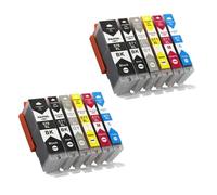DEFIYAN Compatible PGI550XL CLI-571 570XL Ink Cartridge Compatible With TS6052 TS6053 MG6800 MG5700 TS5055 TS9050 TS9055 TS6051 Printers(6Color 2set)