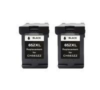 DEFIYAN Compatible Replacement Cartridge Compatible With 652 Ink Compatible With Deskjet 1115 1118 2135 2136 2138 3635(2BLACK)