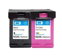DEFIYAN Compatible Replacement Compatible With 652 Ink Cartridge 652XL 1115 1118 2135 2136 2138 3635 3636 3835 4536 4538 Printers(1SET)