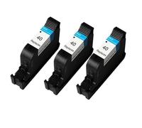 DEFIYAN Compatible Replacement Ink Cartridge Compatible With 40 Black 51640 51640A Compatible With 250C 650C 1200C 350C 450 400 480ca Printers(3 BLACK)