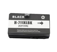 DEFIYAN Compatible Replacement Ink Cartridge Compatible With 711 711XL T120 T520 Printers(BK 1PCS)
