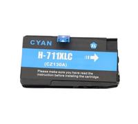 DEFIYAN Compatible Replacement Ink Cartridge Compatible With 711 711XL T120 T520 Printers(C 1PCS)
