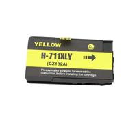 DEFIYAN Compatible Replacement Ink Cartridge Compatible With 711 711XL T120 T520 Printers(Y 1PCS)