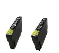DEFIYAN Compatible T1711 Ink Cartridge Compatible With Printers XP-33 XP-103 XP-203 XP-207 XP-303 XP-306 XP-403 XP-406 XP-313 XP-323 XP-413 XP-423(2PCS-BLACK)