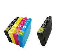 DEFIYAN Compatible T1711 Ink Cartridge Compatible With Printers XP-33 XP-103 XP-203 XP-207 XP-303 XP-306 XP-403 XP-406 XP-313 XP-323 XP-413 XP-423(1SET ADD 1BLACK)
