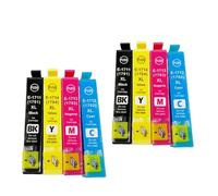 DEFIYAN Compatible T1711 Ink Cartridge Compatible With Printers XP-33 XP-103 XP-203 XP-207 XP-303 XP-306 XP-403 XP-406 XP-313 XP-323 XP-413 XP-423(2 SETS(8 PCS))