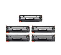 DEFIYAN Compatible Toner Carrier Replacement Compatible With P1002 P1003 P1004 P1005 P1006 P1009 Black With Chip Model 435A 435 35a CB435A(5pcs-Black)